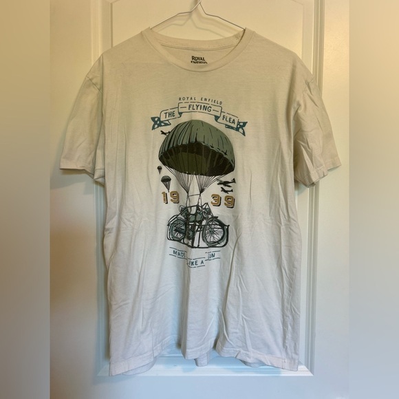 Tops - Royal Enfield White T-Shirt